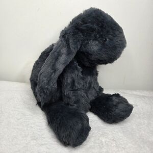 SOLD NWOT Jellycat Customized Medium Smudge Rabbit "Black Betty"